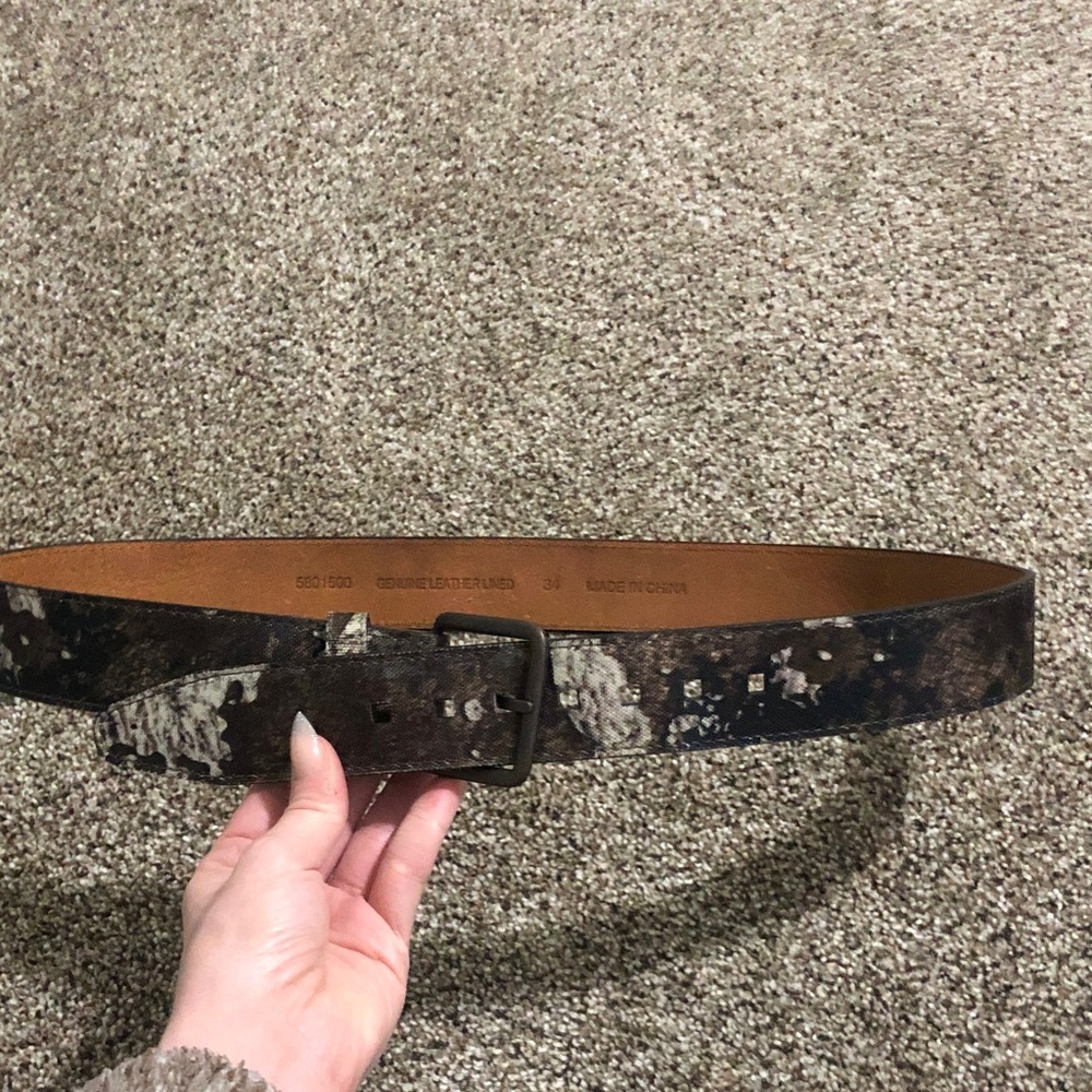 Men's Brown Leather Belt